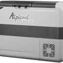 Alpicool LGT50 Dual Temperature Control 12 Volt Refrigerator 53 Quart Portable Car Fridge Freezer (-4°F~68°F) for Truck, RV, Boat, Camping and Travel