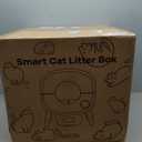 UPFAS Automatic Cat Litter Box Self Cleaning - APP Control - Weight Monitoring - Ultra-Quiet, Medium Cats and Kittens Litter Box, Safe Anti-PinchAssembly Required- Grey