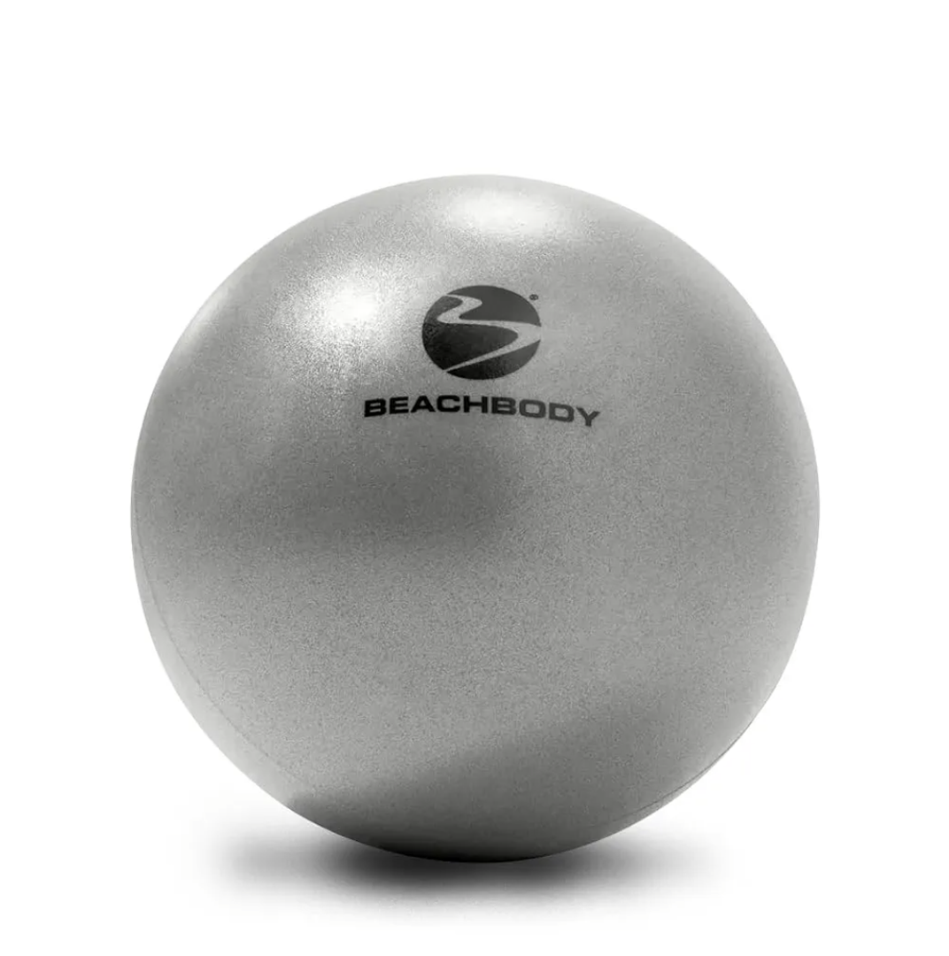 BODi Core Ball for Core Strengthening, 8" Small Exercise Ball, Lightweight, Durable, Inflatable, Home Gym Workout Equipment for Yoga, Pilates, Fitness, Inflation Straw and Plug Included, Silver