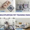 PUPIBOO Washable Pee Pads for Dogs and Cats - Super Absorbent Reusable Puppy Training Pads - 100% Waterproof, Leak-Proof & Non-Slip Whelping Pads for Pet Housebreaking