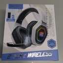 Ozeino 2.4GHz Wireless Gaming Headset for PC, Ps5, Ps4 - Lossless Audio USB & Type-C Ultra Stable Gaming Headphones with Flip Microphone, 40-Hr Battery Gamer Headset for Switch, Laptop, Mobile, Mac