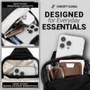 Travel Sling Bag for Men & Women - Water Resistant Crossbody Multipocket Chest Bag with Anti-Theft & RFID