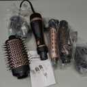 Hair Dryer Brush Set, 5-in-1 Blow Dryer Brush Set, Multi Hot Air Hair Styler for Salon Blowouts, Smooth Curls, Volumizing and Straightening, Sleek and Less Frizz, Rose Gold
