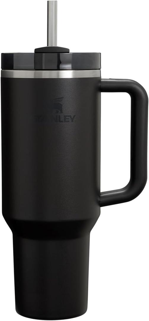 STANLEY Quencher H2.0 Tumbler with Handle and Straw 40 oz | Flowstate 3-Position Lid | Cup Holder Compatible for Travel | Insulated Stainless Steel Cup | BPA-Free | Black 2.0 STANLEY Quencher H2.0 Tumbler with Handle and Straw 40 oz | Flowstate 3-Position Lid | Cup Holder Compatible for Travel | Insulated Stainless Steel Cup | BPA-Free | Black 2.0