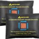 300g x 2 Packs Rechargeable Desiccant - Advanced Aramid Non-Woven Dehumidifier Bags for Gun Safes and Cars - Toxic-Free Orange Desiccant Packs with Transparent Indicator Window (2)