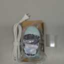 Travel Iron Mini with Steam for Clothes with Dual Voltage, Portable Mini Ironing Machine with Non-Stick Soleplate, Small Iron for Sewing, Quilting and Handcraft (Celadon)