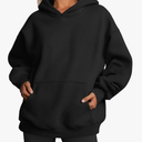 Trendy Queen Womens Oversized Hoodies Fleece Sweatshirts Sweaters Spring Outfits 2025 Pullover Fall Winter Clothes, XS