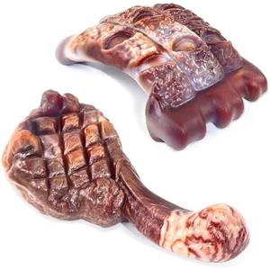 Fuufome Dog Chew Toys for Aggressive Chewers：2 Pack Indestructible Dog Toy for Large Breed- Tough Nylon Teething Bone Toy to Keep Them Busy