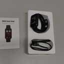 Fitness Trackers,Smart Watch with 1.47" Color Screen,100+Sport Modes Fitness Watch with Heart Rate Sleep Monitor, Pedometer Step Counter Watch, 3TAM Waterproof Activity Trackers for Women Men,BK (Black)