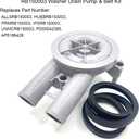 RB150003 Washer Drain Pump & Belt Kit Compatible with Alliance Speed Queen, RB150003 Belt & Pump Model M/N 8/Post, Replaces 201566P 27001036 205217P 36863 201566 38174