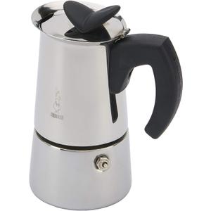 Bialetti - Musa, Stovetop Coffee Maker, Suitable for all Types of Hobs, Stainless Steel, 4 Cups (5.07 oz.), Silver
