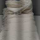 BOURINA Off White Throw Blanket 50 x90 Inches Throw Textured Solid Soft Sofa Throw Bed Runner Couch Cover Knitted Decorative Blanket Bed Runner