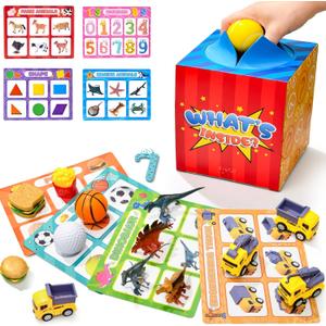 Golray Sorting Toys for Toddlers with Mystery Box, Educational Sorting Games with 8 Themes and 52 Matching Pieces for Preschool & Home Learning, Speech Therapy Toys, Montessori Gift for Kids Ages 35