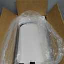 KUK Slim Bathroom Trash Can with Lid Soft Close, Step Pedal, 2.6 Gal/ 10L Stainless Steel Garbage Can with Removable Inner Bucket, Anti-Fingerprint Wastebasket for Office, Bedroom, Toilet, White