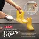 Delta 6-Setting In2ition 2-in-1 Dual Shower Head with Handheld High Pressure ProClean Spray, Brushed Gold Detachable Shower Head with Hose, 1.75 GPM Flow Rate, Champagne Bronze 75655CZ