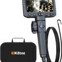 DXZtoz 3.9mm Articulating Borescope, Professional Industrial Endoscope Inspection Camera with Super Thin Articulated Camera, Flexible Fiber Optic Scope with Light, Cool Gadgets for Men- 3.3FT