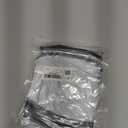 SATINIOR 6 Pcs Women's Rain Bonnet with Visor Clear Waterproof Plastic Rain Bonnet Hat for Women Female (White Edge)