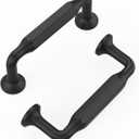 FILTA 3 Inch(76mm) Hole Centers Matte Black Cabinet Pulls(Set of 10),Stylish Black Handles for Cabinets Kitchen Cabinet Pulls Cabinet Hardware for Cabinets Cupboard Drawer (3"/76MM Hole Center)