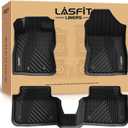 LASFIT All Weather Floor Mats for Subaru Crosstrek & Impreza 2026 2025 2024 (Non Crosstrek Hybrid), Custom Fit All Season TPE Guard Durable Floor Liners for Subaru Crosstrek & Impreza Car Accessories