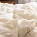 4Pcs Preppy Bedding Sheets & Pillowcases Sets, Cotton Bed Sheets and Pillow Covers and Duvet Cover, Soft Bed Set, Bedding Sets & Collections, Bedsheets for Women, Men, Teen Girl Boys CD2-6013-3 (200CM)