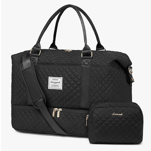 LOVEVOOK Travel Duffle Bag,Weekender Bags for Women with Shoe Compartment，Carry on Overnight Bag with Toiletry Bag,Gym Duffel Bag with Wet Pocket, Hospital Bags for Labor and Delivery