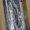 ruiru bro Headboard Brackets for Metal Bed Frame Adjustable Bed Headboard Brackets with Footboard Extension Kit Fit Twin/Full/Queen/King 2Pc Solid Steel (Black)