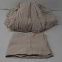 PHF 100% Cotton Muslin Duvet Cover Queen Size, 3-Layer Guaze Ultra Soft Breathable Textured Linen Like, 3pcs Bedding Comforter Cover Set for All Season, Duvet Set with 2 Pillow Shams, 90"x90", Natural