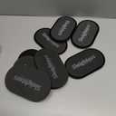 SLEIGHTERS Furniture Sliders - 3.5" x 6" - Reusable Protector Pads for Carpet, Hardwood & Tile Floors - Ruby Sliders for Chair Legs & Heavy Furniture Moving - (4 x Felt Pads / 4 x Plastic Movers)