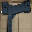 Trailer Dual Hitch Extender for 2 Inch Receiver with 2 Inch & 8 Inch Rise or Drop 10000lbs Capacity 2-inch Solid Shank Matte Black