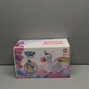 iPlay, iLearn Bouncy Pals Hopping Unicorn Horse, Toddler Girl Inflatable Bouncing Animal Hopper Toy, Outdoor Indoor Plush Ride on Bouncer, Baby Birthday Gift 18 Month 2 3 4 Year Old Kid - Unicorn