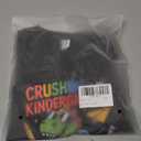 First Day of School Kindergarten Pre-K Shirt for Boys Girls Kids Toddlers Back to School Shirt (Black), Size 120