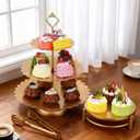 11 Pcs Gold Dessert Table Display Set, Metal Cake Stands and Tiered Serving Tray with Cake Servers and Tongs for Wedding Anniversary and Party Decor