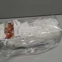 Alupssuc 24 Pieces Christmas Tree Decorations, 12 PCS White Poinsettia Flowers Artificial and 12 PCS Glitter Christmas Tree Picks for Christmas Decorations Party Wreath Fireplace Stairs, White