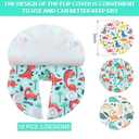 Breling 18 Pack Feeding Tube Pads Button Pad Gtube Button Covers Reusable g Tube Cutie Dinosaur Feeding Supplies for Kids Baby Breastfeeding Nursing Care (Dinosaur)
