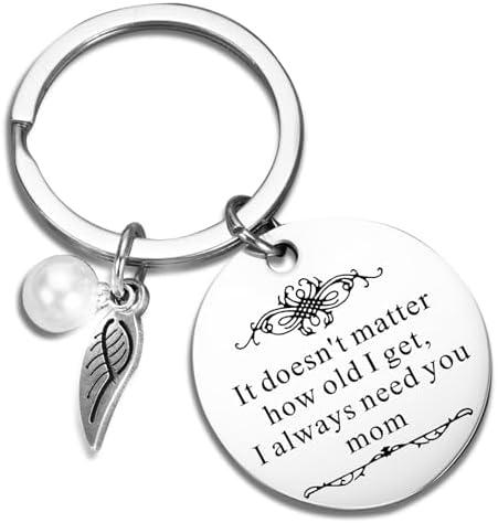 Pack of 2, Xuiuhqi Mothers Day Gifts For Mom Birthday Gifts From Daughter Son, Keyrings For Valentines Day Christmas Thanksgiving Day