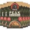 Kodiak Cakes Peak Instant Oatmeal Packets, Maple Brown Sugar, High Protein,100% Whole Grains, 6 box with 4 packets each (Total of 24 packets), Best Before 07/14/2026