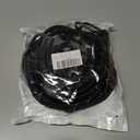 8-Pack Bungee Cords with Hooks & Carabiners - 24 Inch Bungee Rope (4 Hooks + 4 Carabiner Clips) - Heavy Duty Elastic Stretch Cords for Kayaking, Camping, Truck, Tarp, Gear Tie Down - Black