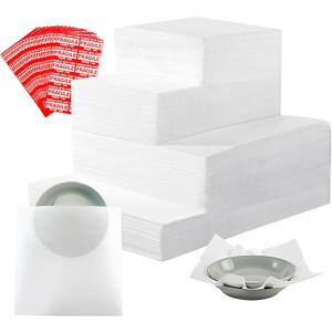 515Pcs Dish Packing Supplies for Moving, 275 Cushion Foam Pouches & Sheets 4 Sizes (7.8"x7.8", 12"x7.8", 12"x12", 16"x12") with 240 Fragile Stickers Plate Packing Sleeves for Moving, Shipping, Storage