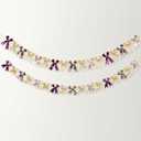 KatchOn, Pre-Strung Bow Ribbon Garland - Pack of 2, 10 Ft | Hanging Bow Banner for Bachelorette Party Decorations Modern Bridal Shower Decor | Valentines Day Decorations | Galentines Day Decorations