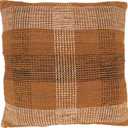 SARO LIFESTYLE Rustic Charm Plaid Down Filled Throw Pillow (20")