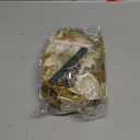 RECUTMS Christmas Tree Ornaments 10Pcs Glitter Poinsettia, Artificial Poinsettia Flowers Xmas Tree Ornaments 6" Wide for Xmas Tree Wreaths Garland Holiday Seasonal Wedding Decorations(Gold)