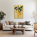 Trendy Fruit Kitchen Wall Art Vintage Lemon Citrus Posters Fruit Abstract Art Canvas Print Preppy Poster Minimalist for Farmhouse Room Decor Bedroom 8x12inch Unframed