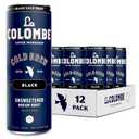 La Colombe Coffee, Cold Brew Black, Unsweetened, 11 fl oz Cans (Pack of 12), Coffeehouse Quality, Natural Sweetness, Specialty Grade Coffee Beans, Ready-to-Drink On-the-Go