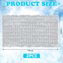 Reallnaive Reusable Freezable Ice Mat Sheets for Coolers Flexible Ice Packs for Food Trays, Cheese Boards, Deli Meats, Veggie Plates, Sushi, Party Platters