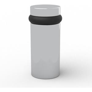 Mega Handles Floor Door Stopper, Quickly Installed Wall Protector, Wall Protectors from Door Knobs, Floor Door Stop with Mounting Hardware Included - Polished Chrome - 3 Inch (1 Pack)