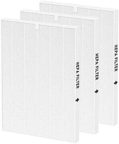116130 True HEPA Replacement Filter H Compatible with Winix 5500-2 Air Cleaner Purifier and Models AM80, 3 Pack HEPA Filter only