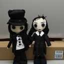 Goth Revenge Voodoo Creepy Dolls Scary Haunted Doll Spell Halloween Decor Lucky Gag Decor (2pcs)