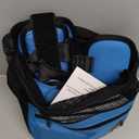 Large Blue, Lightweight, Compact, Portable Car Seat - Perfect for Travel and Everyday Child Safety (Large (Pack of 1))