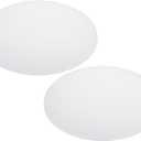 PATIKIL 11.5" Diameter Lampshade Diffuser, 2 Pcs 2.7mm Thick Round Diffuser Sheet for Drum Lampshades, Pendants Light, DIY Light Shield, Translucent White