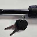 Swagman Anti-Wobble 5/8" Threaded Hitch Pin, Silver/Black